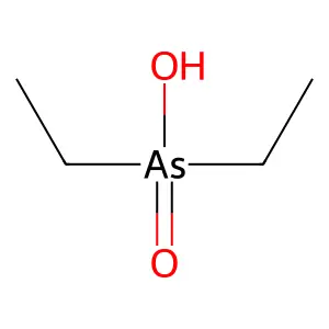 Diethylarsinic acid structure