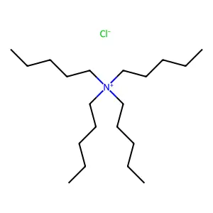 Tetrapentylammonium chloride structure