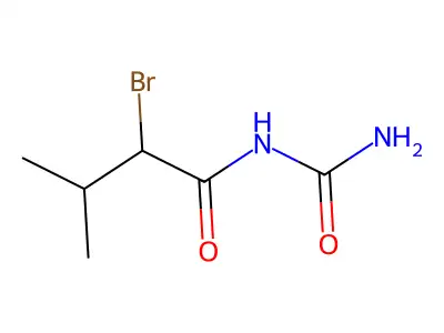 Bromisoval structure
