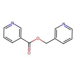 Pyridin-3-ylmethyl nicotinate structure