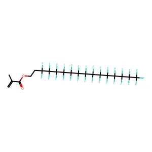 2-Propenoic acid, 2-methyl-, 3,3,4,4,5,5,6,6,7,7,8,8,9,9,10,10,11,11,12,12,13,13,14,14,15,15,16,16,16-nonacosafluorohexadecyl ester structure