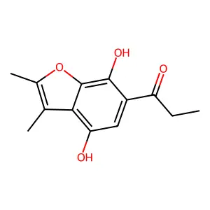Compound C13H14O4 structure