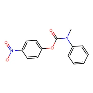 4-Nitrophenyl methylphenylcarbamic acid structure