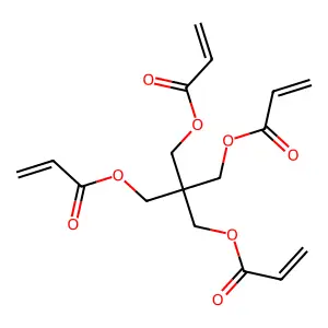 Pentaerythritol tetraacrylate structure