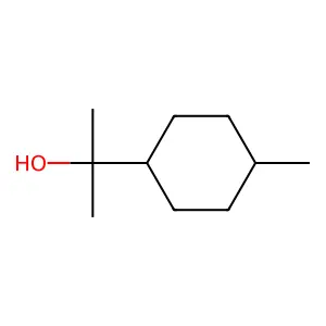 Dihydroterpineol structure