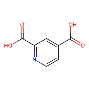 Pyridine-2,4-dicarboxylic acid structure
