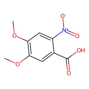 4,5-Dimethoxy-2-nitrobenzoic acid structure