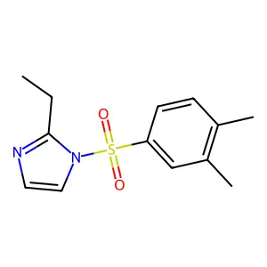 1-(3,4-Dimethylbenzenesulfonyl)-2-ethyl-1H-imidazole structure