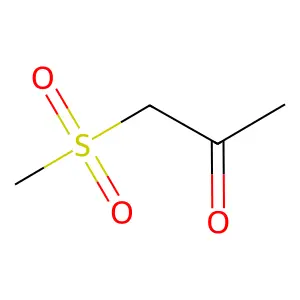 1-(Methylsulphonyl)acetone structure