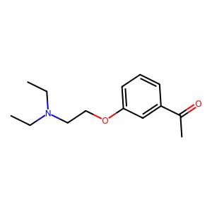 1-{3-[2-(diethylamino)ethoxy]phenyl}ethanone structure
