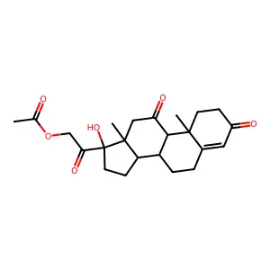 CORTISONE ACETATE structure