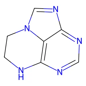 1,3,5,7,9-pentazatricyclo[6.3.1.04,12]dodeca-2,4(12),5,7-tetraene structure