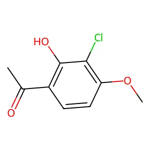 1-(3-chloro-2-hydroxy-4-methoxyphenyl)ethanone structure