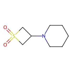 1-(1,1-dioxido-3-thietanyl)piperidine structure