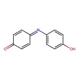 4-(4-hydroxyphenyl)iminocyclohexa-2,5-dien-1-one structure