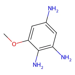 1,2,4-Benzenetriamine, 6-methoxy- structure