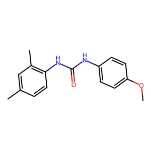 1-(2,4-dimethylphenyl)-3-(4-methoxyphenyl)urea structure