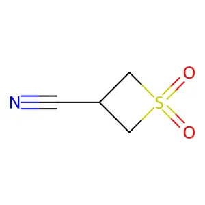 1,1-dioxo-1lambda6-thietane-3-carbonitrile structure