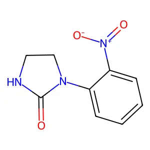 1-(2-nitrophenyl)imidazolidin-2-one structure