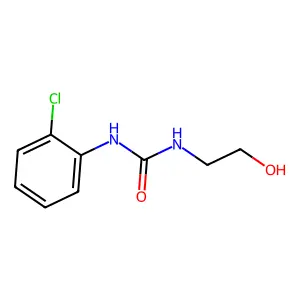 1-(2-chlorophenyl)-3-(2-hydroxyethyl)urea structure
