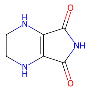 1,2,3,4-tetrahydropyrrolo[3,4-b]pyrazine-5,7-dione structure