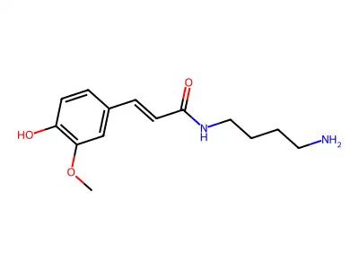 Feruloylputrescine structure