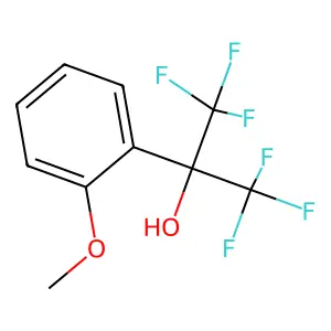 1,1,1,3,3,3-hexafluoro-2-(2-methoxyphenyl)propan-2-ol structure