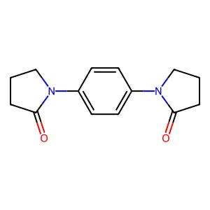 1,1'-(1,4-phenylene)dipyrrolidin-2-one structure