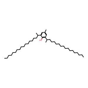 2,6-Bis(1-methylheptadecyl)-p-cresol structure