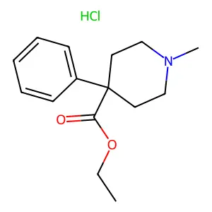 MEPERIDINE HYDROCHLORIDE structure
