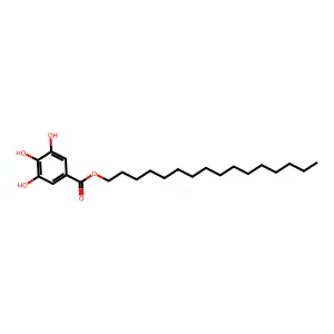 hexadecyl 3,4,5-trihydroxybenzoate structure