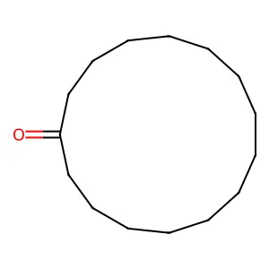 CYCLOPENTADECANONE structure