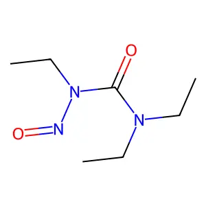 Nitrosotriethylurea structure