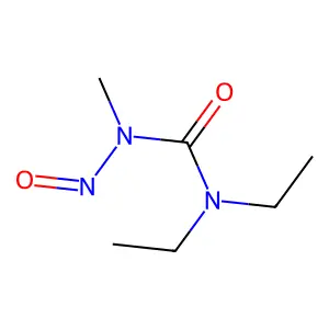 1,1-Diethyl-3-methyl-3-nitrosourea structure