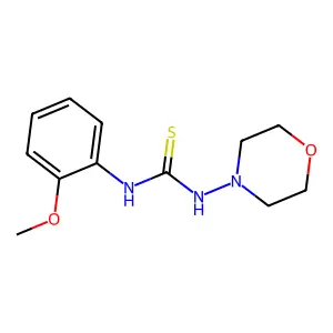 1-(2-methoxyphenyl)-3-morpholin-4-ylthiourea structure