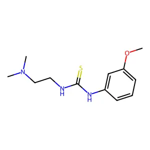 1-[2-(dimethylamino)ethyl]-3-(3-methoxyphenyl)thiourea structure