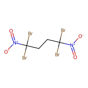 1,1,4,4-TETRABROMO-1,4-DINITROBUTANE structure