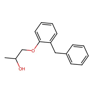 1-(2-Benzylphenoxy)propan-2-ol structure