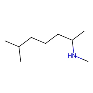 N,6-dimethylheptan-2-amine structure