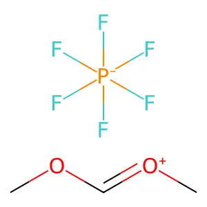 methoxymethylidene(methyl)oxidanium hexafluorophosphate structure