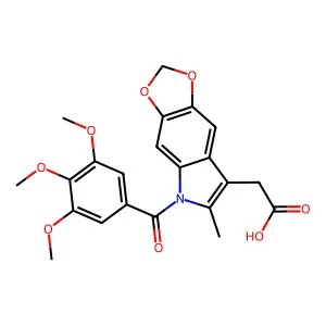 Compound C22H21NO8 structure
