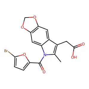 Compound C17H12BrNO6 structure