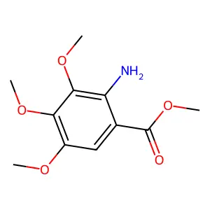 methyl 2-amino-3,4,5-trimethoxybenzoate structure