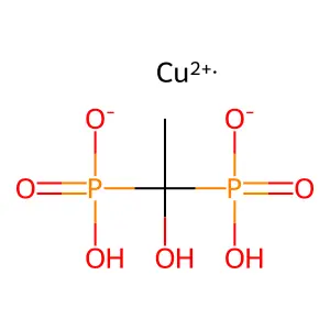 Cupric etidronate structure