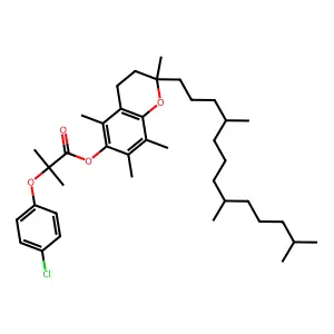 Tocofibrate structure