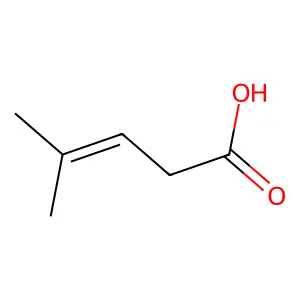 4-methylpent-3-enoic acid structure