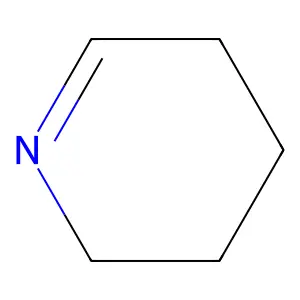Compound C5H9N structure