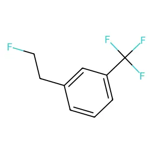 1-(2-fluoroethyl)-3-(trifluoromethyl)benzene structure