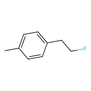 1-(2-fluoroethyl)-4-methylbenzene structure
