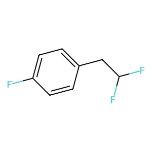 1-(2,2-difluoroethyl)-4-fluorobenzene structure